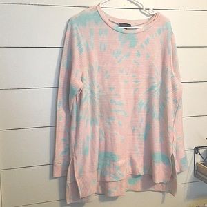 Tie dye cozy top